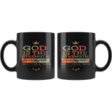Bible Verses Black Mugs - Psalm 73:26 (Design 8) - Meditate Healing Christian Store