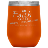 MeditateHealing.com Stainless Steel Vacuum Insulated Wine Tumbler