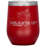MeditateHealing.com Stainless Steel Vacuum Insulated Wine Tumbler