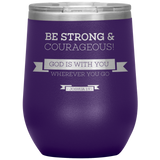MeditateHealing.com Stainless Steel Vacuum Insulated Wine Tumbler