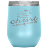 MeditateHealing.com Stainless Steel Vacuum Insulated Wine Tumbler