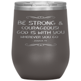 MeditateHealing.com Stainless Steel Vacuum Insulated Wine Tumbler