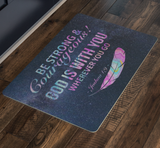 Bible Verses Anti-Slip Protective Doormat ~Joshua 1:9~ Design 4