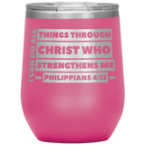 MeditateHealing.com Stainless Steel Vacuum Insulated Wine Tumbler