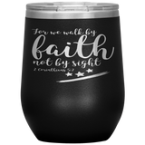 MeditateHealing.com Stainless Steel Vacuum Insulated Wine Tumbler