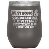 MeditateHealing.com Stainless Steel Vacuum Insulated Wine Tumbler