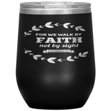 MeditateHealing.com Stainless Steel Vacuum Insulated Wine Tumbler
