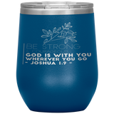 MeditateHealing.com Stainless Steel Vacuum Insulated Wine Tumbler