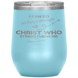 MeditateHealing.com Stainless Steel Vacuum Insulated Wine Tumbler