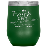 MeditateHealing.com Stainless Steel Vacuum Insulated Wine Tumbler
