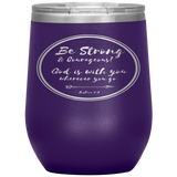 MeditateHealing.com Stainless Steel Vacuum Insulated Wine Tumbler