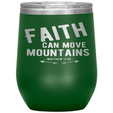 MeditateHealing.com Stainless Steel Vacuum Insulated Wine Tumbler