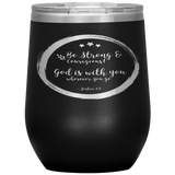 MeditateHealing.com Stainless Steel Vacuum Insulated Wine Tumbler