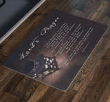Bible Verses Anti-Slip Protective Doormat Lord's Prayer ~Matthew 6:9-13~ (Design: Lamp 3)