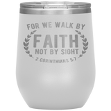 MeditateHealing.com Stainless Steel Vacuum Insulated Wine Tumbler