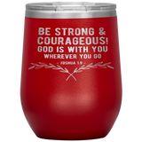 MeditateHealing.com Stainless Steel Vacuum Insulated Wine Tumbler