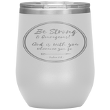 MeditateHealing.com Stainless Steel Vacuum Insulated Wine Tumbler