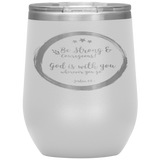 MeditateHealing.com Stainless Steel Vacuum Insulated Wine Tumbler
