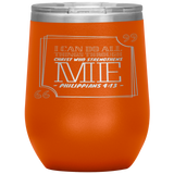 MeditateHealing.com Stainless Steel Vacuum Insulated Wine Tumbler