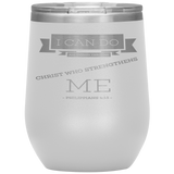 MeditateHealing.com Stainless Steel Vacuum Insulated Wine Tumbler