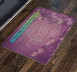 Bible Verses Anti-Slip Protective Doormat Prayer for Provision ~Psalm 23:1-6~ (Design: Misty 1)