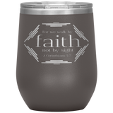 MeditateHealing.com Stainless Steel Vacuum Insulated Wine Tumbler