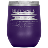 MeditateHealing.com Stainless Steel Vacuum Insulated Wine Tumbler