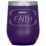 MeditateHealing.com Stainless Steel Vacuum Insulated Wine Tumbler