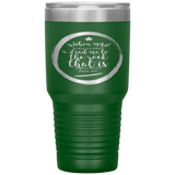 MeditateHealing.com 30oz Vacuum Tumbler