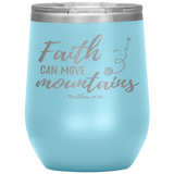 MeditateHealing.com Stainless Steel Vacuum Insulated Wine Tumbler