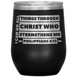 MeditateHealing.com Stainless Steel Vacuum Insulated Wine Tumbler