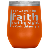 MeditateHealing.com Stainless Steel Vacuum Insulated Wine Tumbler