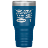 MeditateHealing.com 30oz Vacuum Tumbler