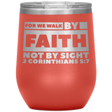 MeditateHealing.com Stainless Steel Vacuum Insulated Wine Tumbler