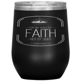 MeditateHealing.com Stainless Steel Vacuum Insulated Wine Tumbler
