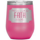 MeditateHealing.com Stainless Steel Vacuum Insulated Wine Tumbler