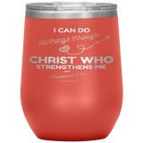 MeditateHealing.com Stainless Steel Vacuum Insulated Wine Tumbler