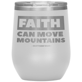 MeditateHealing.com Stainless Steel Vacuum Insulated Wine Tumbler