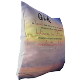 MeditateHealing.com Superior Broadcloth Fabric Throw Pillow Case