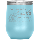 MeditateHealing.com Stainless Steel Vacuum Insulated Wine Tumbler