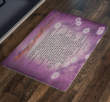 Bible Verses Anti-Slip Protective Doormat Prayer for Salvation ~Jonah 2:2-9~ (Design: Misty 3)