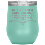 MeditateHealing.com Stainless Steel Vacuum Insulated Wine Tumbler