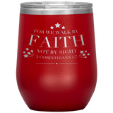 MeditateHealing.com Stainless Steel Vacuum Insulated Wine Tumbler