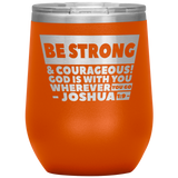 MeditateHealing.com Stainless Steel Vacuum Insulated Wine Tumbler