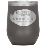 MeditateHealing.com Stainless Steel Vacuum Insulated Wine Tumbler