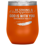 MeditateHealing.com Stainless Steel Vacuum Insulated Wine Tumbler