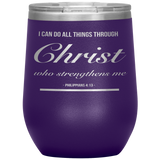 MeditateHealing.com Stainless Steel Vacuum Insulated Wine Tumbler