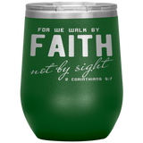 MeditateHealing.com Stainless Steel Vacuum Insulated Wine Tumbler