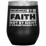 MeditateHealing.com Stainless Steel Vacuum Insulated Wine Tumbler