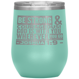 MeditateHealing.com Stainless Steel Vacuum Insulated Wine Tumbler